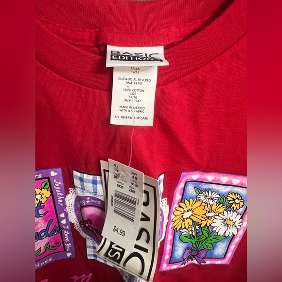 Vintage Valentine’s Day Tee-NWT-Size:Large-Basic Edition - Picture 6 of 10